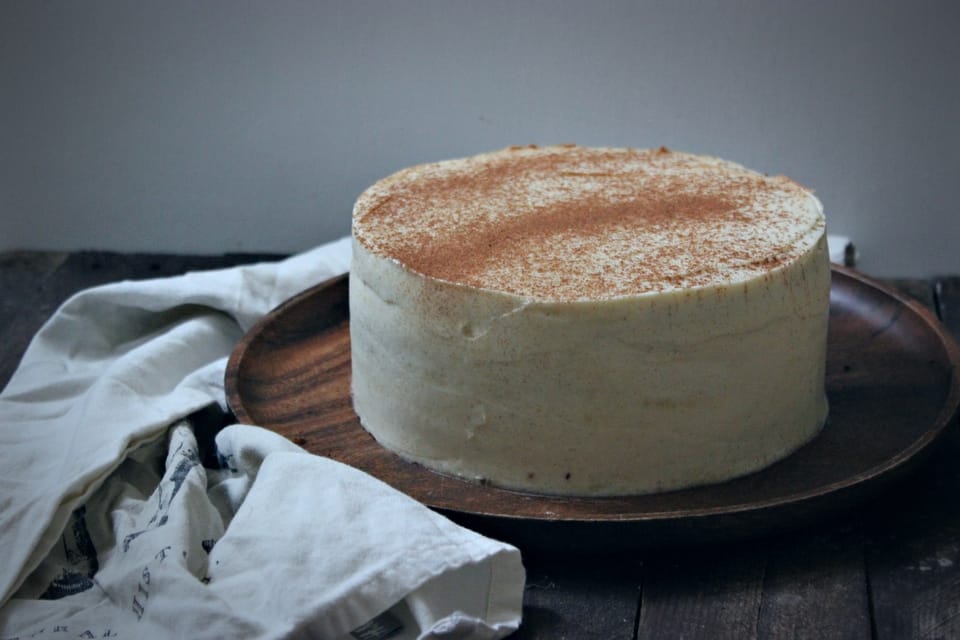 CARROT CAKE WITH LEMON CREAM CHEESE FROSTING