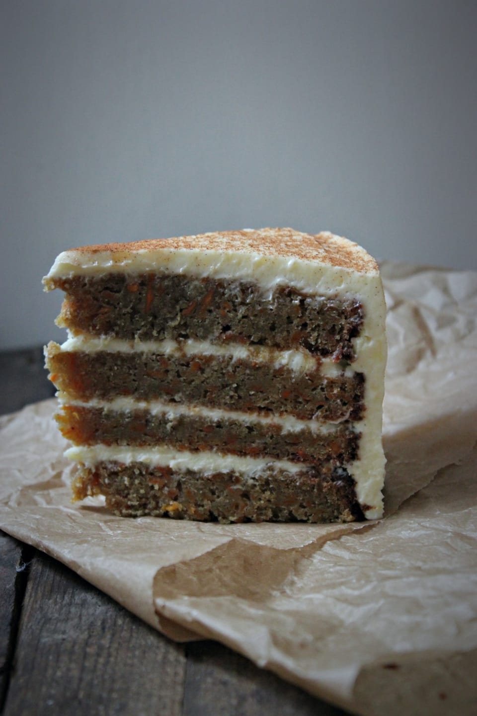 CARROT CAKE WITH LEMON CREAM CHEESE FROSTING