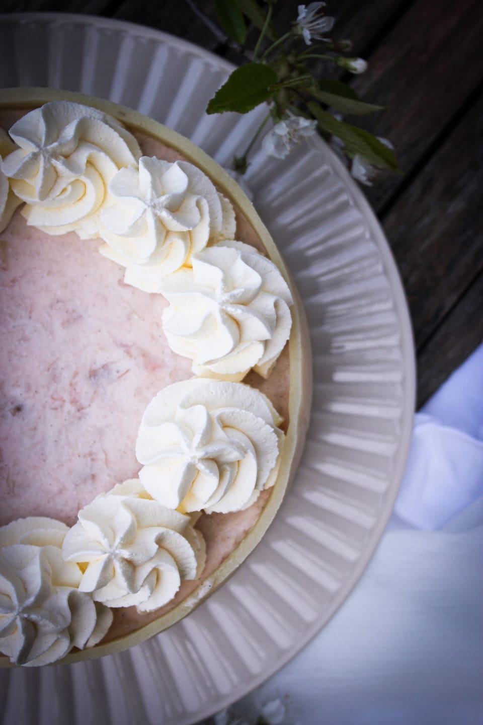 RHUBARB LAYER CAKE