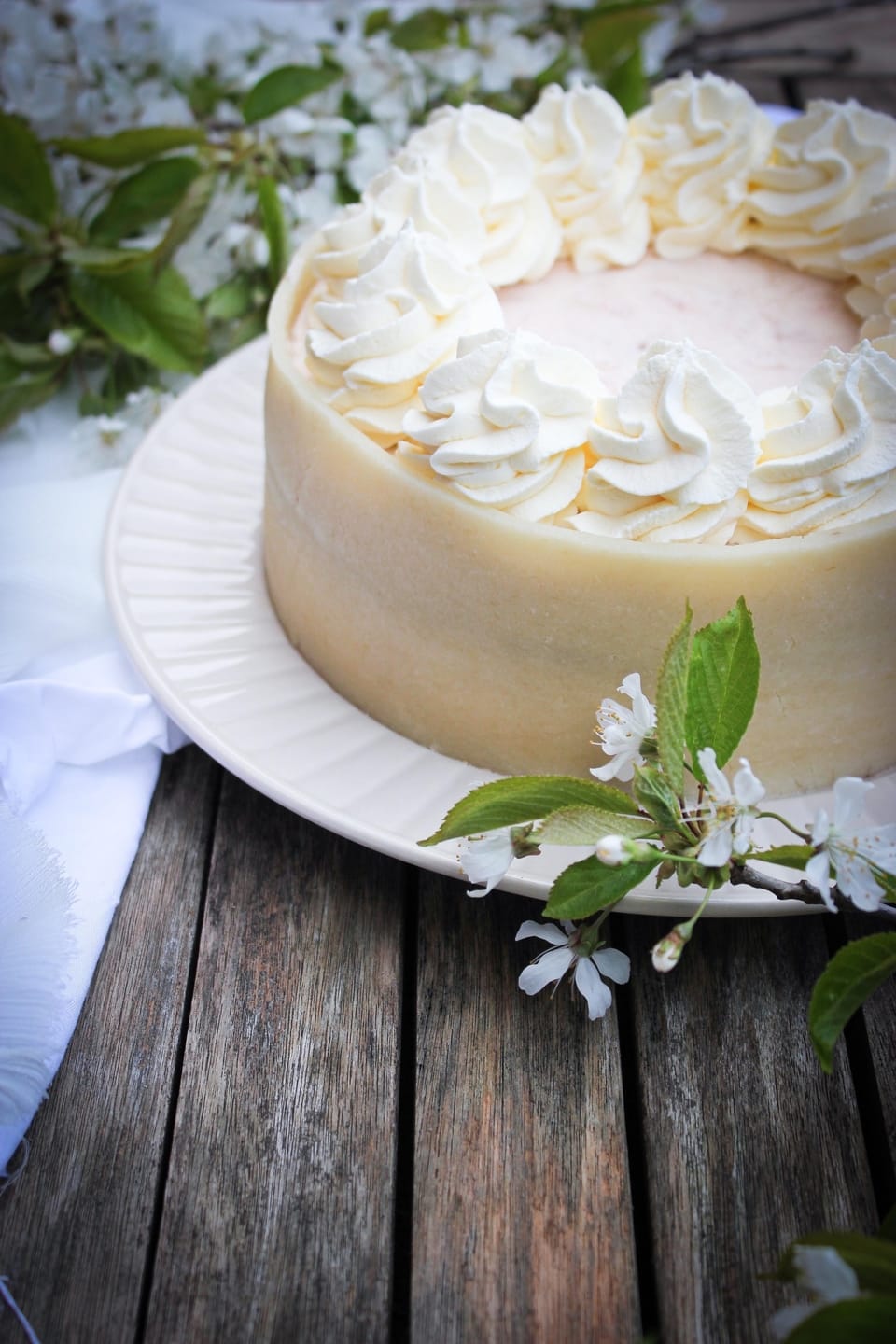RHUBARB LAYER CAKE