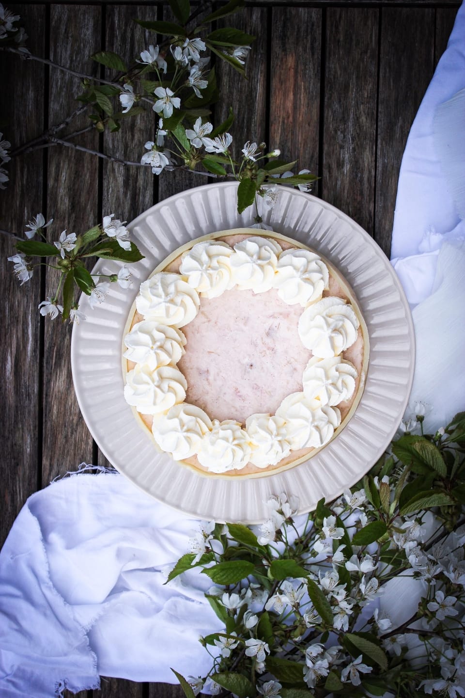 RHUBARB LAYER CAKE